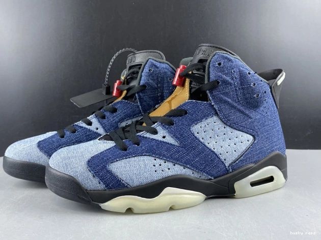Husky 6 Washed Denim CT5350-401 Jordan Air 0815